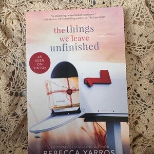 (3/$19.20) 📔 The Things We Leave Unfinished Paperback Book